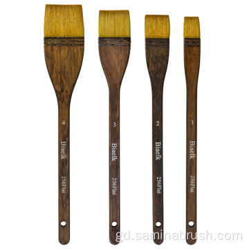 Bruis peanas falt gobhar airson watercolor